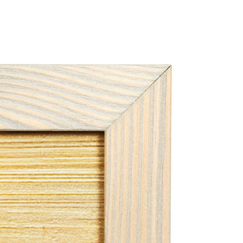 Woodside Rustic Wooden Square Picture Frames 8x8 - Set of 2-100% Natural Solid Eco Wood with Real Glass for Wall Mounting and Tabletop Photo Frame - Brown Grey - Image 4